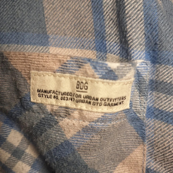 BDG Brendan flannel  shirtSZ M - Picture 5 of 10
